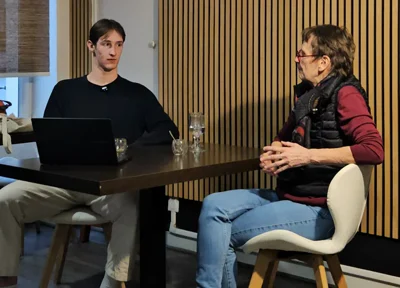 Catherine F., pendant le podcast